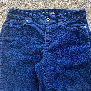 Lands’ End Women’s Pants Size 8 Straight Leg Jambes Droites